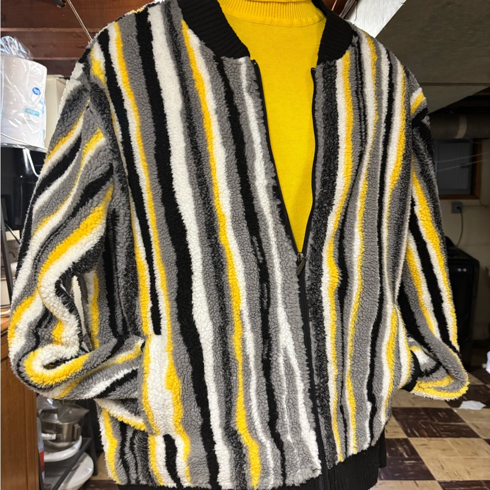 Insight Black and Gray Cardigan Sweater